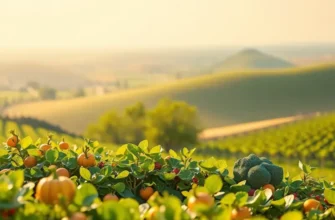 A picturesque landscape highlighting the relationship between nature and the nutrients beneficial for eye health.