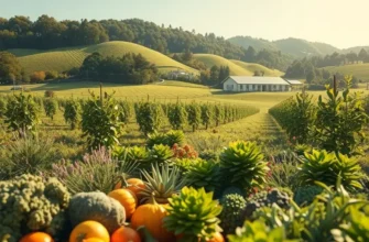 A sunlit landscape demonstrating the beauty of organic nutrition.