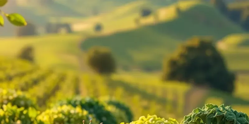 A beautiful natural scene reflecting the abundance of healthy fruits and vegetables, emphasizing the importance of nutrition.