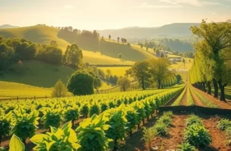 A scenic view illustrating the connection between nature and healthy nutrition.