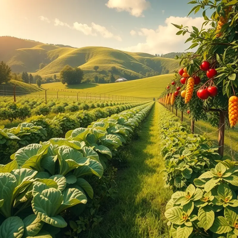 A vibrant orchard illustrating the essence of high-energy foods and organic living.