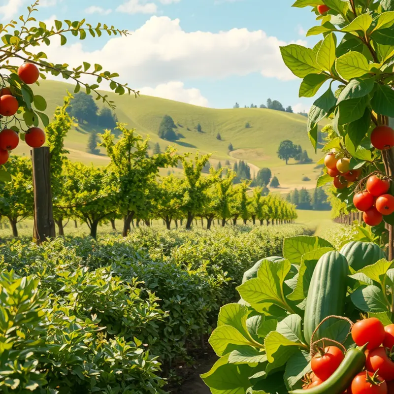 A sunlit field showcasing the abundance of nature, symbolizing healthy hydration.
