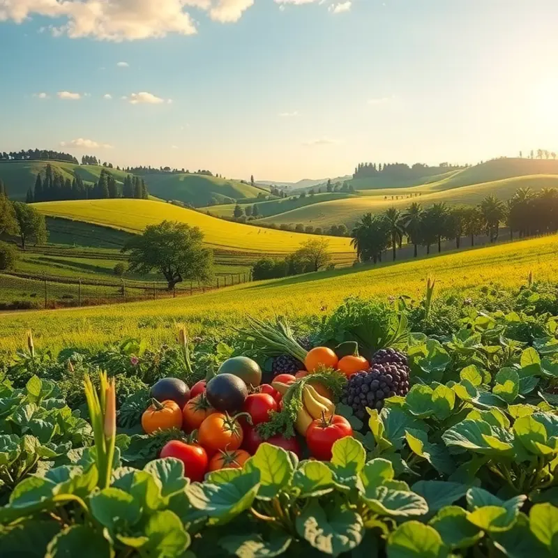 A vibrant landscape highlighting the importance of hydration.