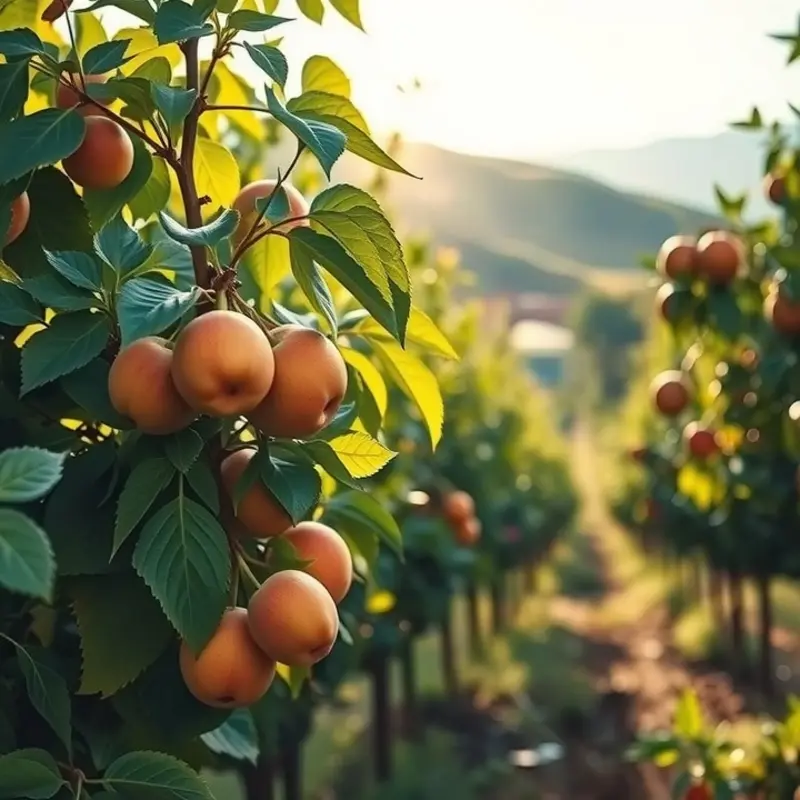 A vibrant orchard, showcasing the abundance of nature’s sweet produce.