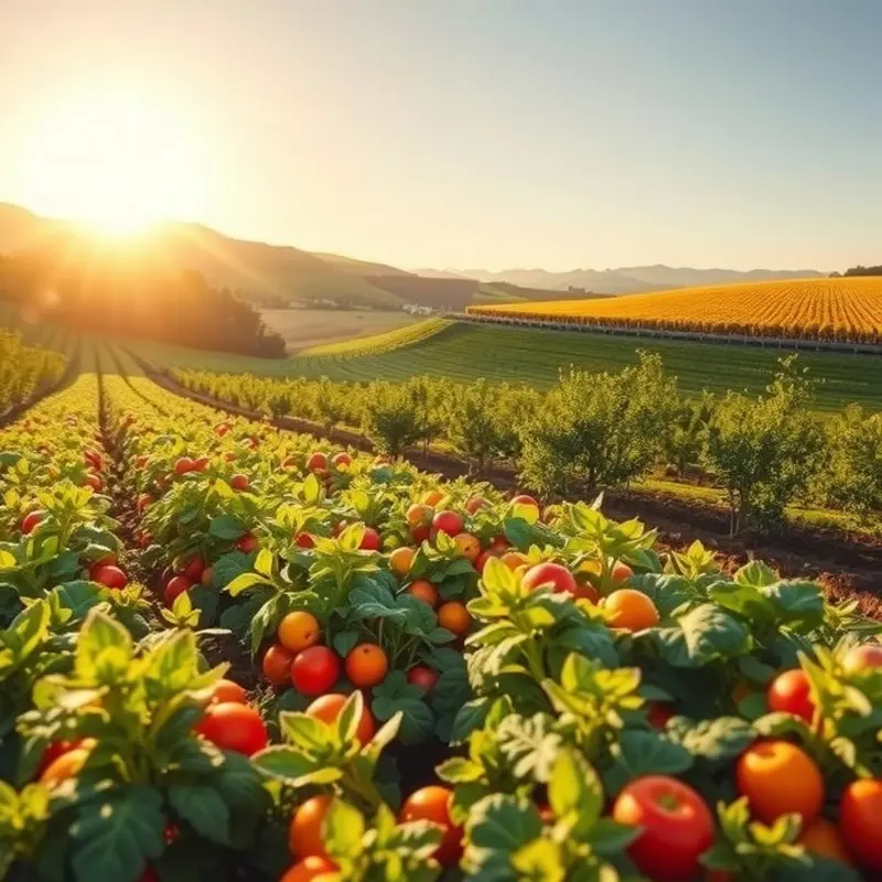 A vibrant beet garden showcasing the richness of organic produce.