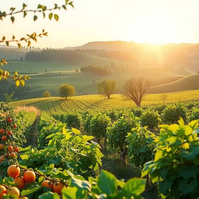 The abundance of nature serves as a reminder to appreciate our food.