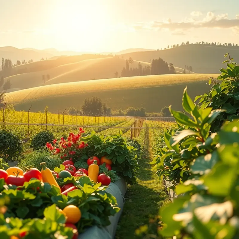 A vibrant landscape showcasing the abundance of nature’s nutrition.