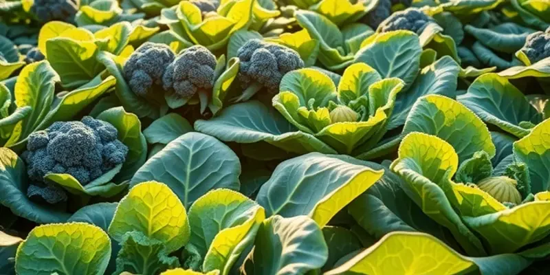 Scenic landscape featuring a vibrant field of vegetables and fruits, emphasizing organic and nutritious produce.