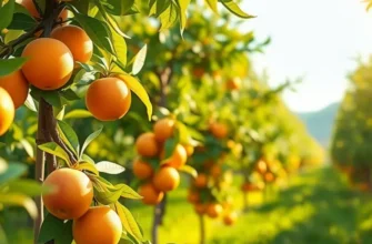 Photorealistic landscape showcasing a field of fresh vegetables and fruits.