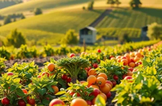A scenic view of pumpkins in a sunlit field, representing natural health and nutrition.