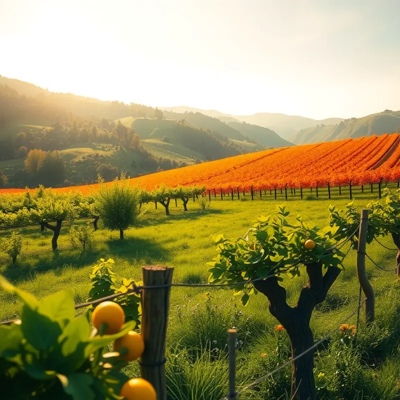 A sunlit landscape showcasing lush fields of rice depicting the abundance of various rice dishes around the globe.