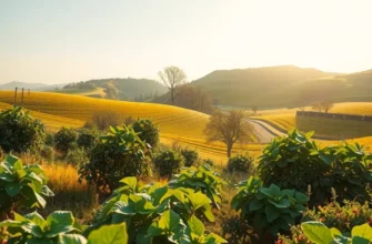 A calming field illustrating sage's connection to wellness and nature.