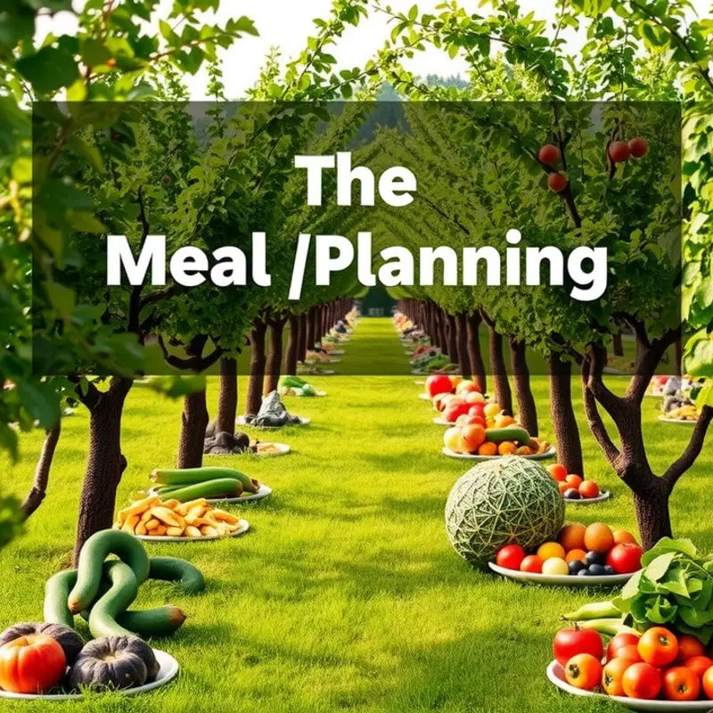 Vibrant vegetables and fruits thriving in a sunlit organic field.