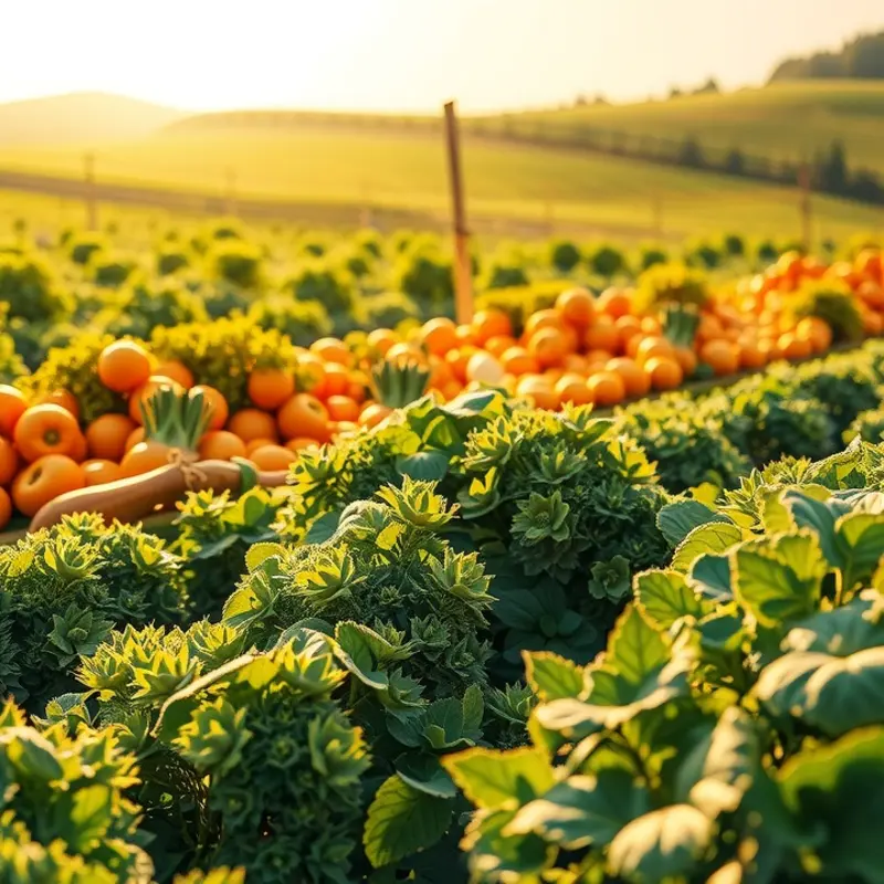 A vibrant sunlit orchard showcasing fresh ingredients for making smooth sauces.