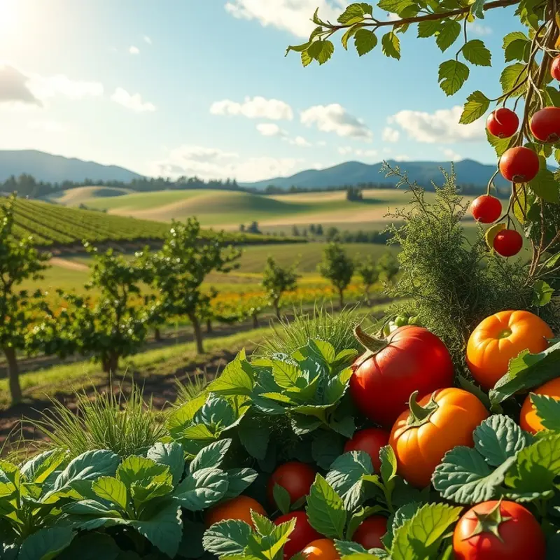 A sunlit field showcasing the bounty of nature, reflecting the vibrant energy of wheatgrass.