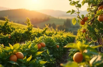 Lush, vibrant landscape depicting healthy produce, embodying the essence of nutrition.