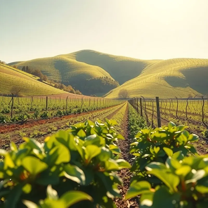 A serene landscape symbolizing natural hydration.