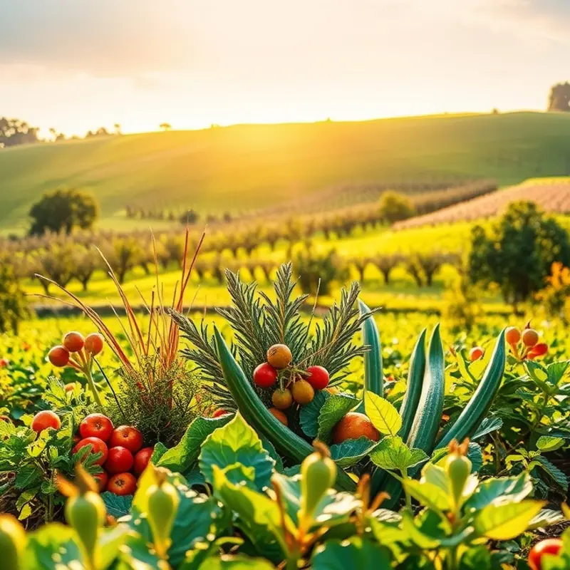 A serene landscape symbolizing natural hydration.