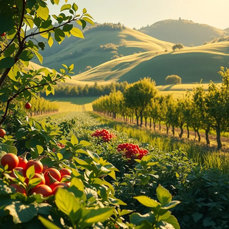 A vibrant orchard showcasing fresh fruits that inspire natural sweetening.