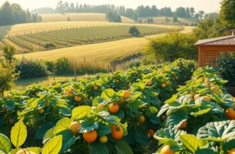 A beautiful field representing the bounty of organic produce.
