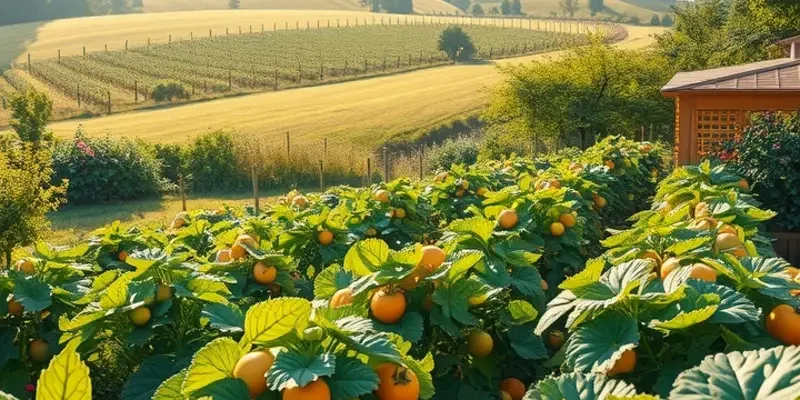 A beautiful field representing the bounty of organic produce.