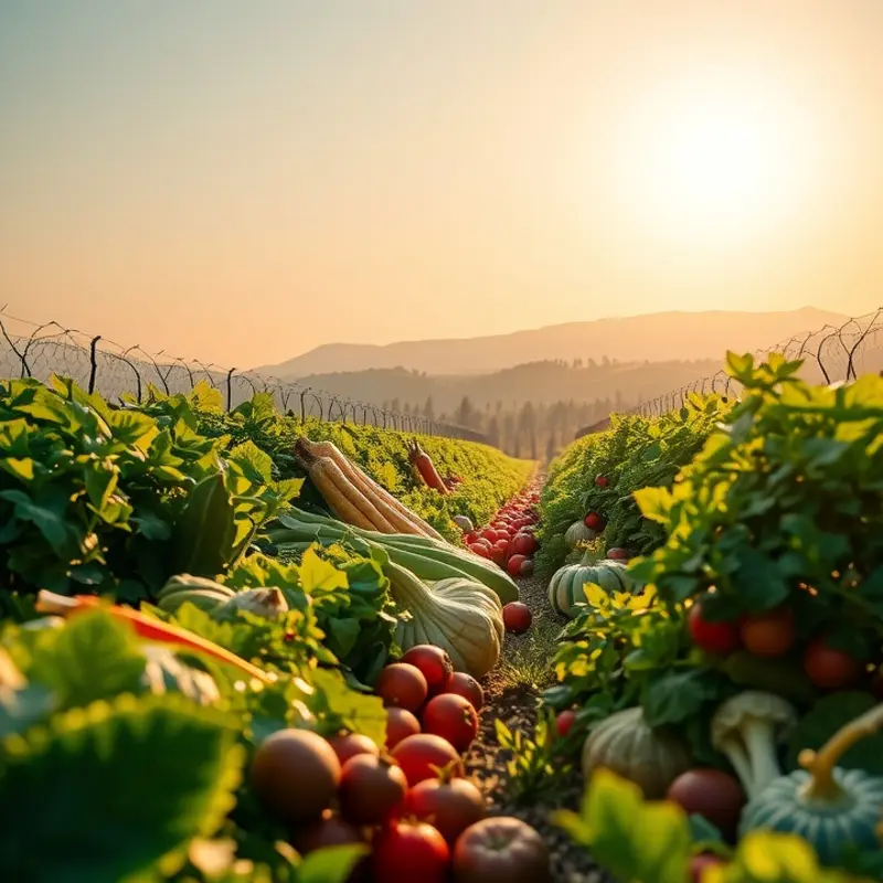 A vibrant orchard showcasing the beauty of fruits as a source of simple carbohydrates.