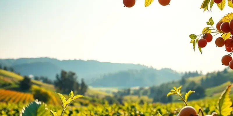 A sun-soaked field filled with fresh veggies and fruits, symbolizing the essence of healthy, dairy-free cooking.