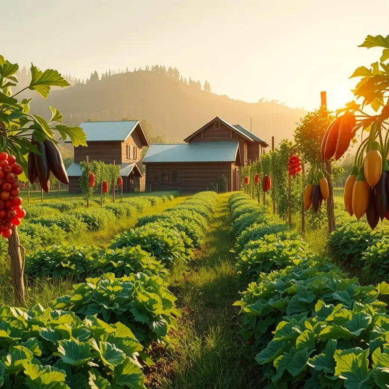 A lush sunlit field illustrating the abundance of nature, where ingredients for fermentation thrive.