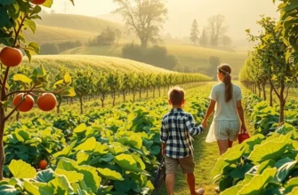 A scenic field showcasing a vibrant array of organic vegetables in a natural, sunlit environment.