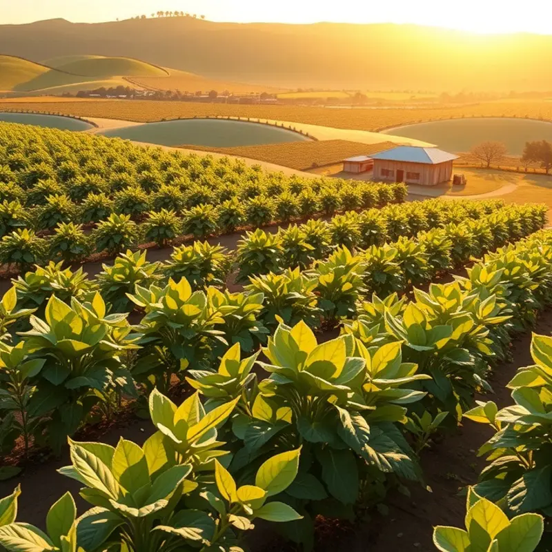 A vibrant sunlit orchard showcasing fresh produce, emphasizing the principles of healthy, organic nutrition.