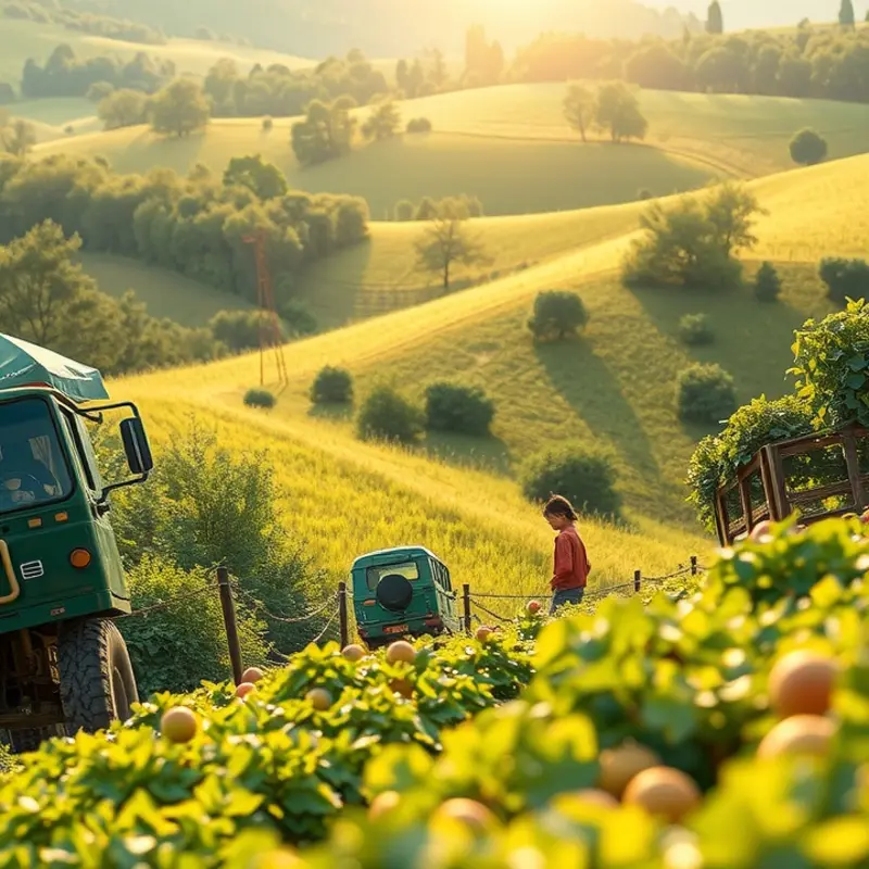 A picturesque sunlit field showcasing lush spinach plants thriving in nature.