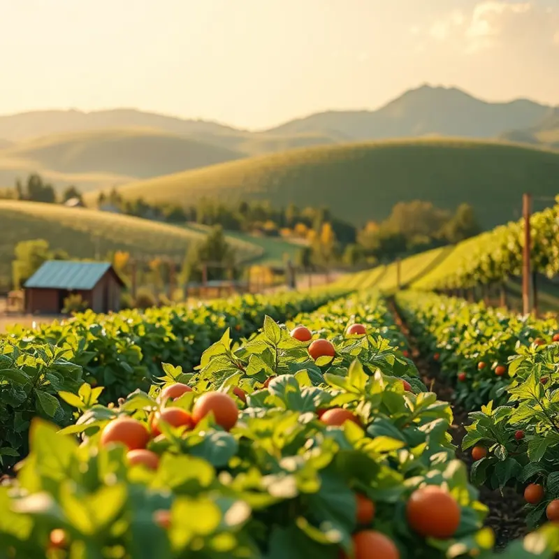 A serene field representing the natural essence of health.
