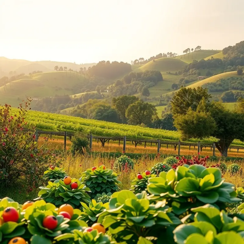 A serene field representing the natural essence of health.
