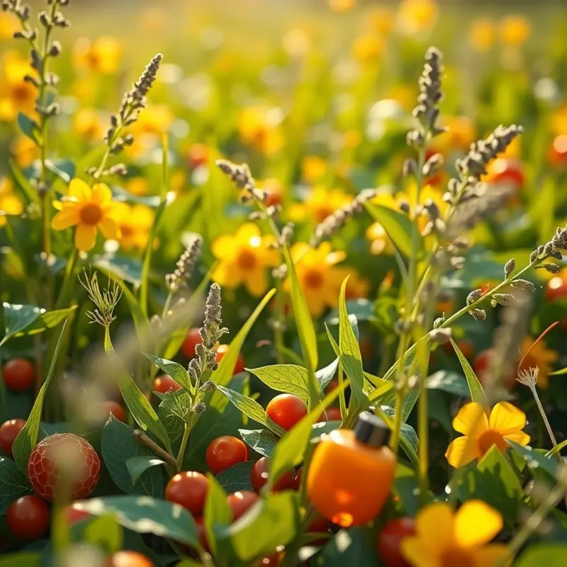 A vibrant field showcasing natural sweeteners.
