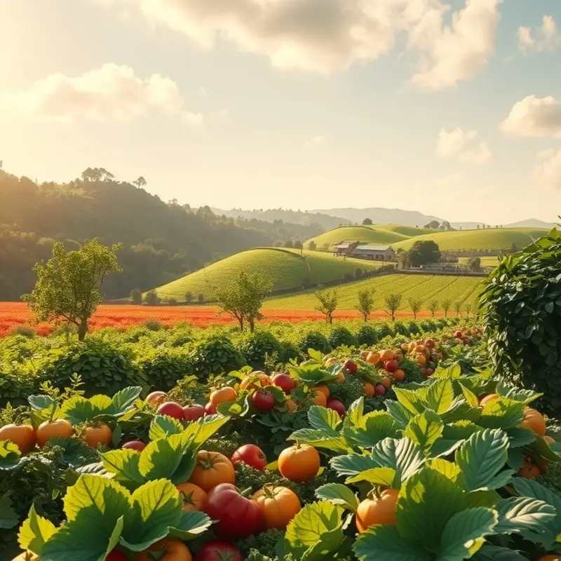 A vibrant orchard showcasing fresh fruits that inspire natural sweetening.