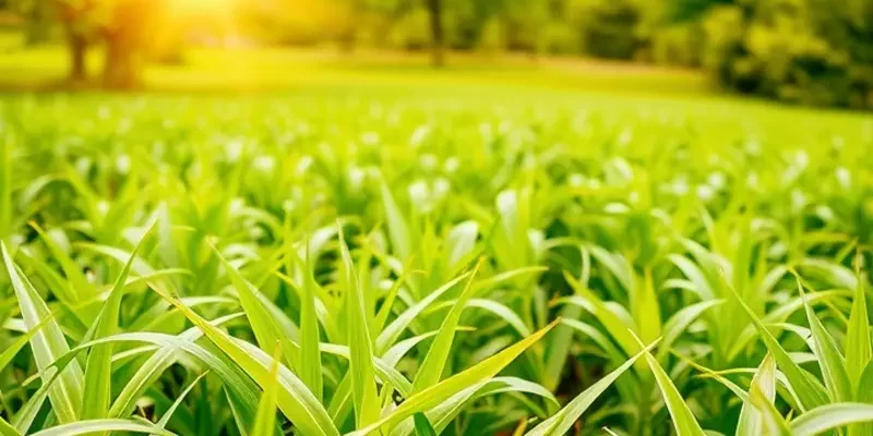 A lush, sunlit field filled with colorful fruits and vegetables, symbolizing natural health.