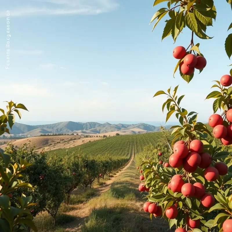 A vibrant landscape showcasing the richness of healthy produce.