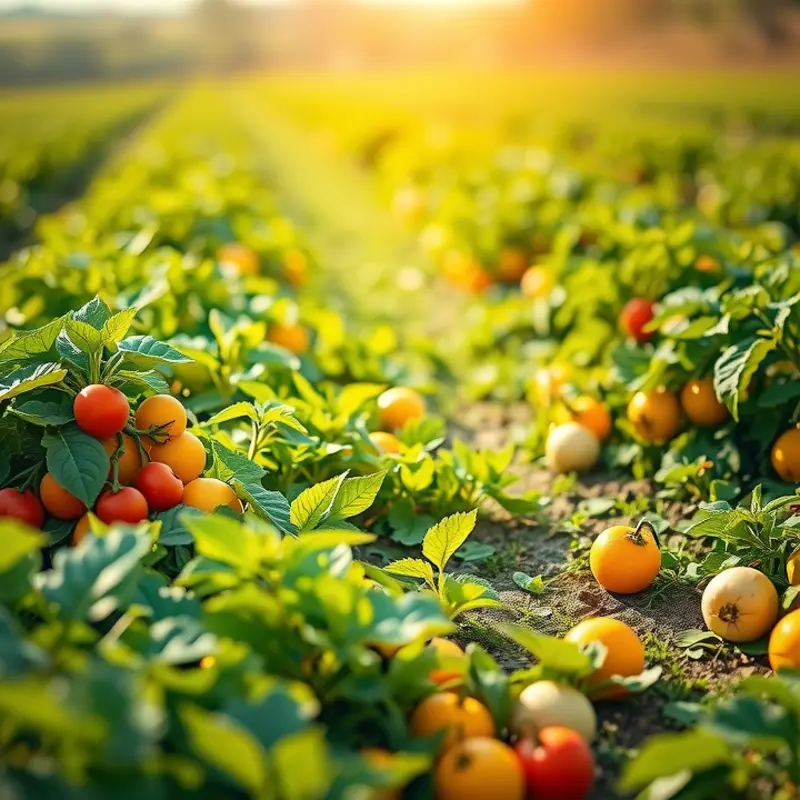 A sunlit field representing the connection between nature and healthy nutrition.