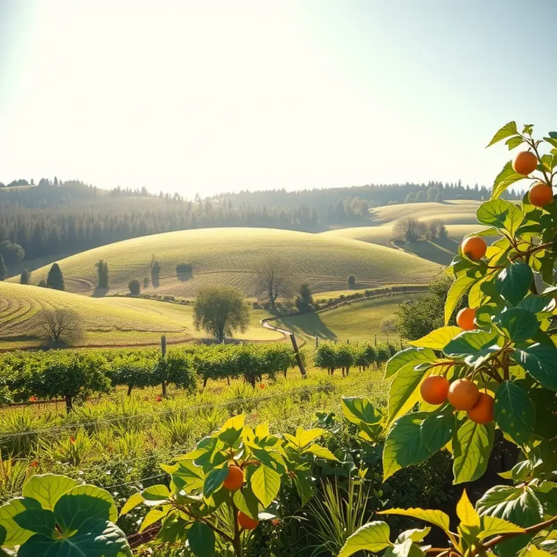 Fields of fresh produce represent the foundation of great cooking.