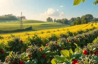 A sunlit orchard filled with ripe fruits and vegetables, emphasizing the benefits of fresh organic produce.