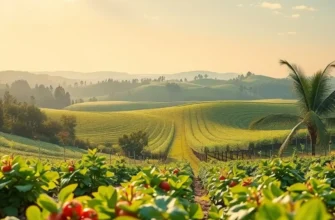 A vibrant, healthy landscape showcasing fresh produce and greenery.