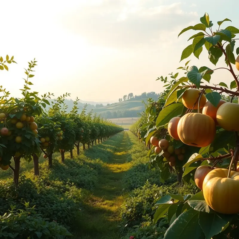 A vibrant field overflowing with fresh produce, perfect for holiday meal prep.
