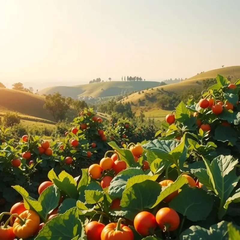 A sunlit orchard representing natural ingredient alternatives.