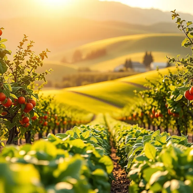A serene landscape emphasizing the connection between nature and healthy hydration.