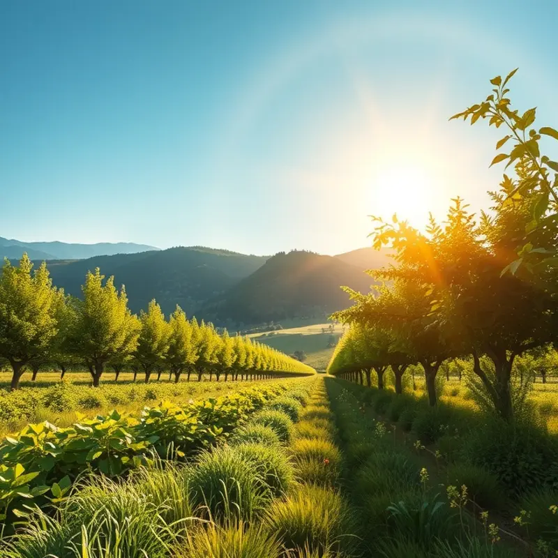 A lush orchard, showcasing the abundance of nature’s offerings.