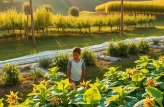 A scenic view of an orchard rich with organic produce, emphasizing the essence of meal preparation.