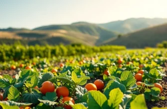 A lush orchard filled with ripe fruits and vegetables, showcasing the correlation between nature and healthy nutrition.