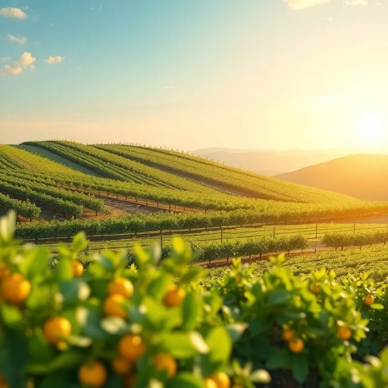 A natural landscape illustrating the connection between nutrition and health.