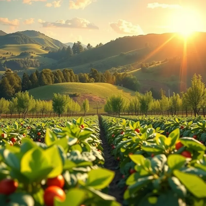 A beautiful orchard showcasing fresh avocados among vibrant greenery.