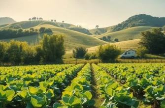 A sunlit orchard with vibrant fruits and vegetables, symbolizing health and wellness.